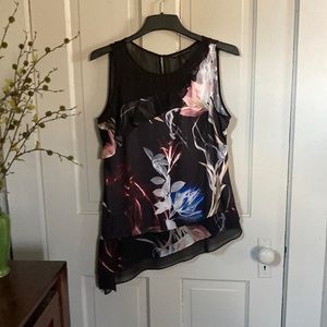 WH/BM dressy tank top.